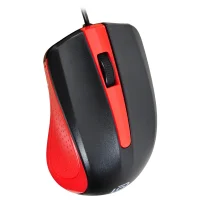 Мышь Oklick 225M (черный/красный) фото 2